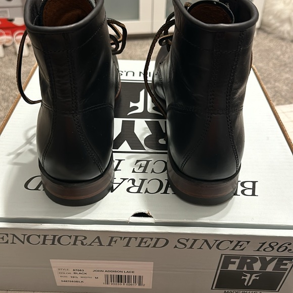 Frye black John Addison lace up boots, size 10.5 - Picture 4 of 4